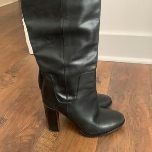 Vince Tall Black Boots